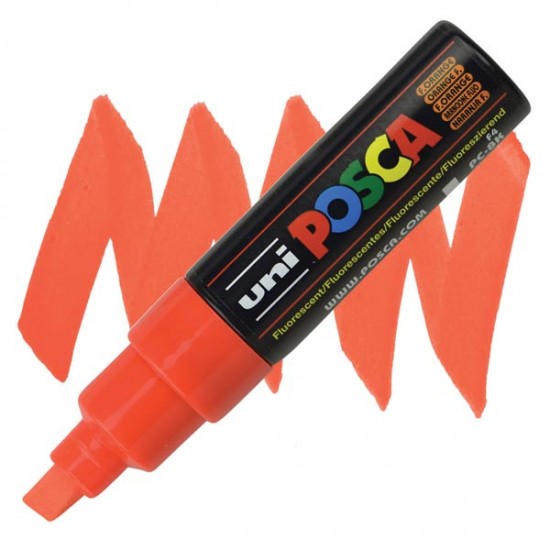 ΜΑΡΚΑΔΟΡΟΣ POSCA PC-8K ΦΩΣΦΟΡΙΖΕ ΠΟΡΤΟΚΑΛΙ